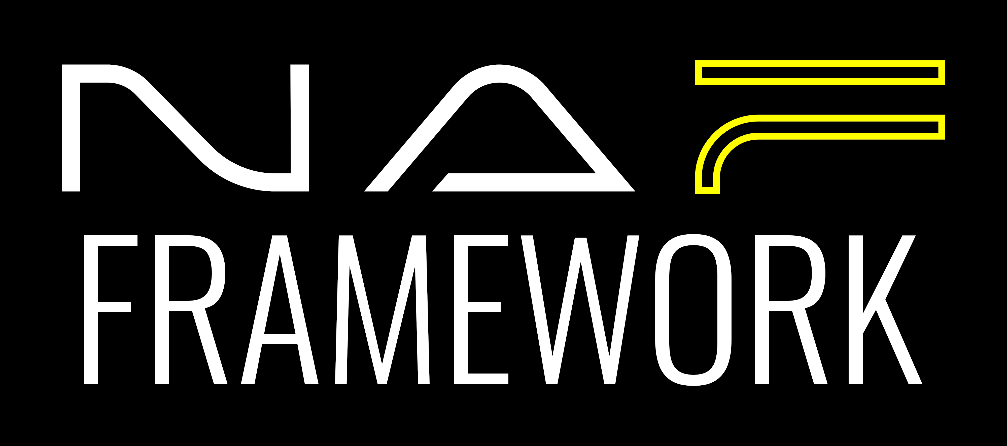 NAF Framework wordmark — dark