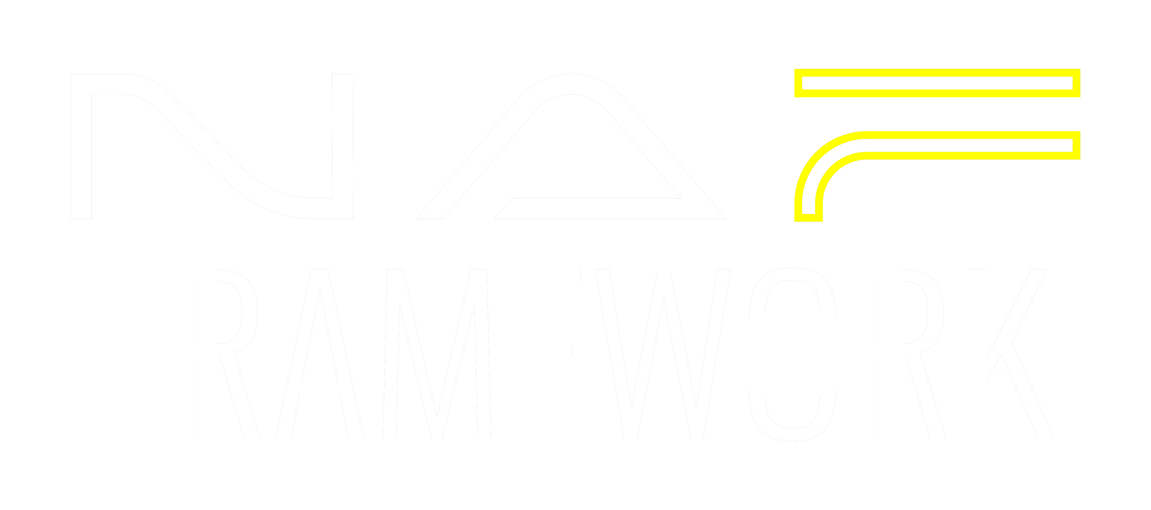 NAF Framework wordmark — transparent